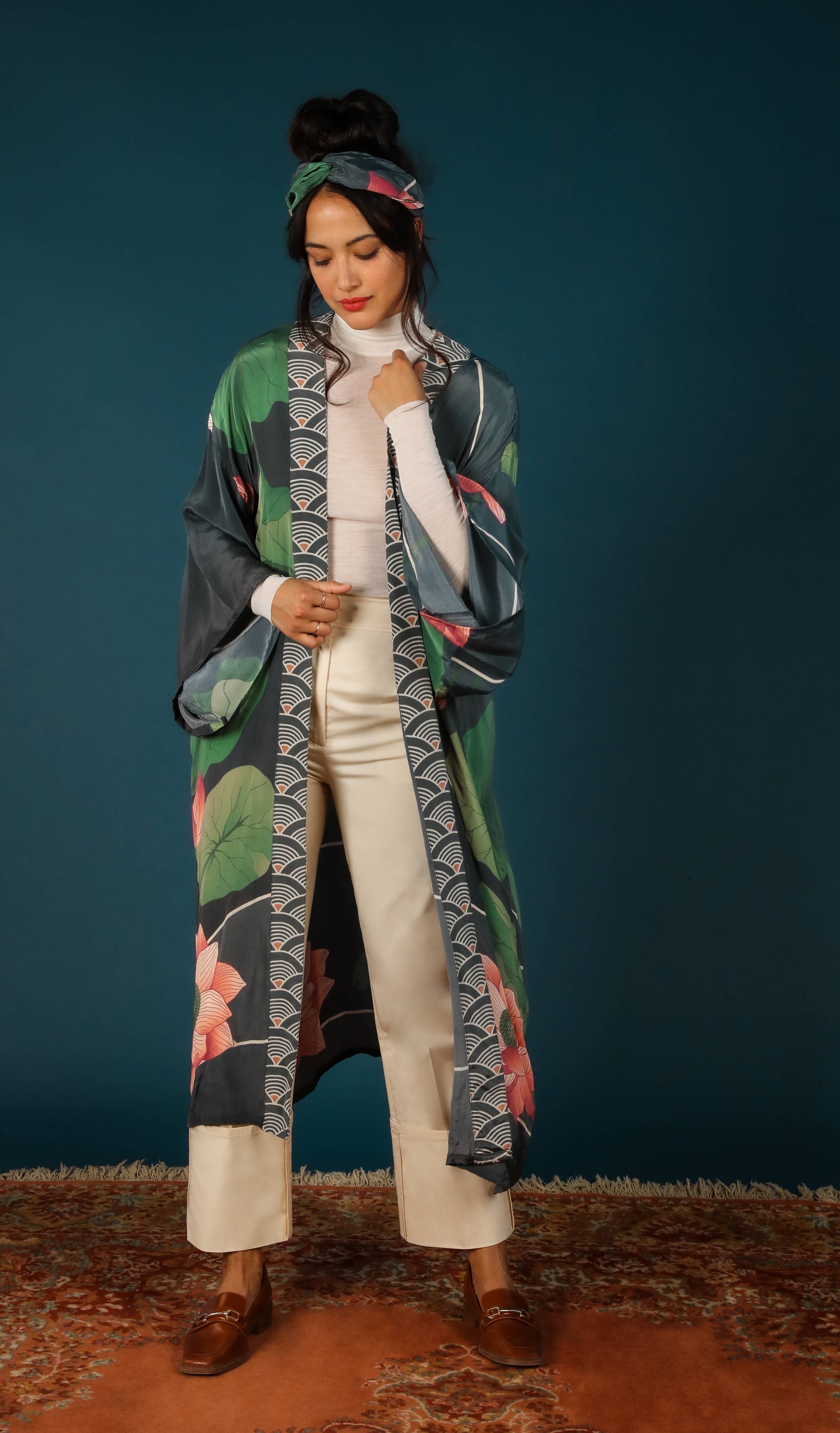 Crane At Sunrise Elasticated Headband