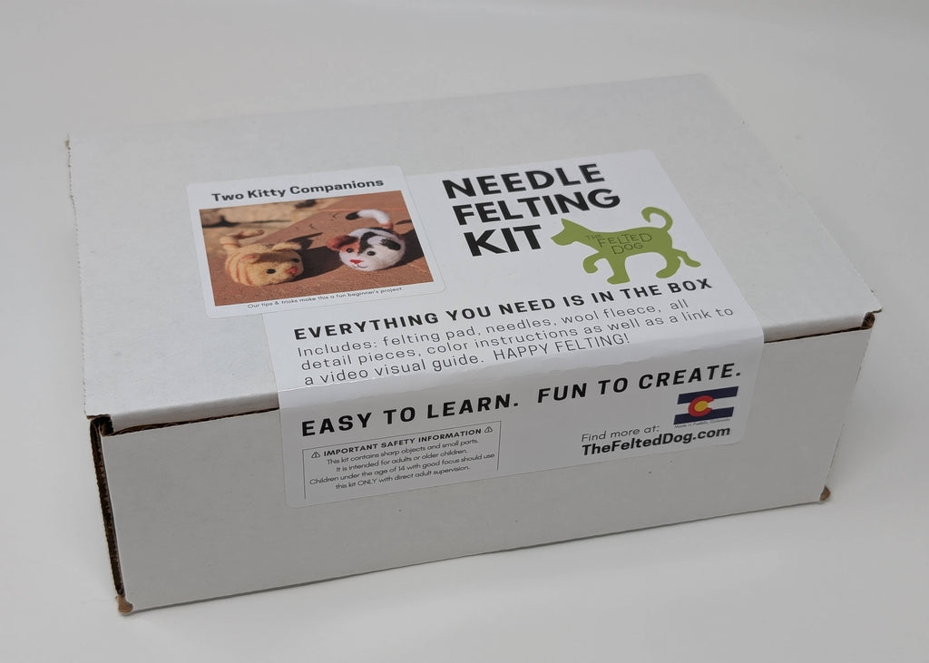 Kitty Companions Needle Felting DIY Kit