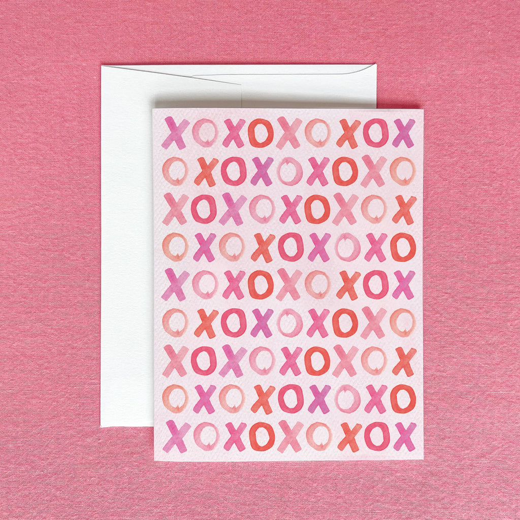 X's and O's Valentine's Day Greeting Card | Love Card