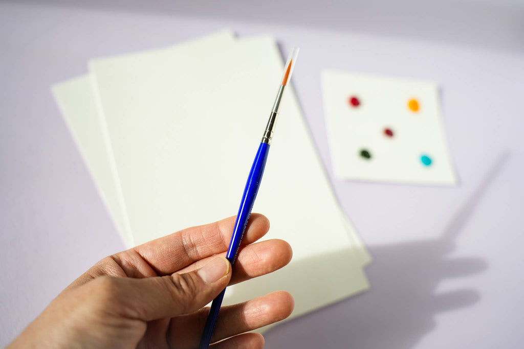 Houseplants Watercolor Painting Kit with Paint & Brush