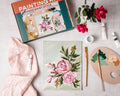 Abstract Roses|painting kit, impressionist style