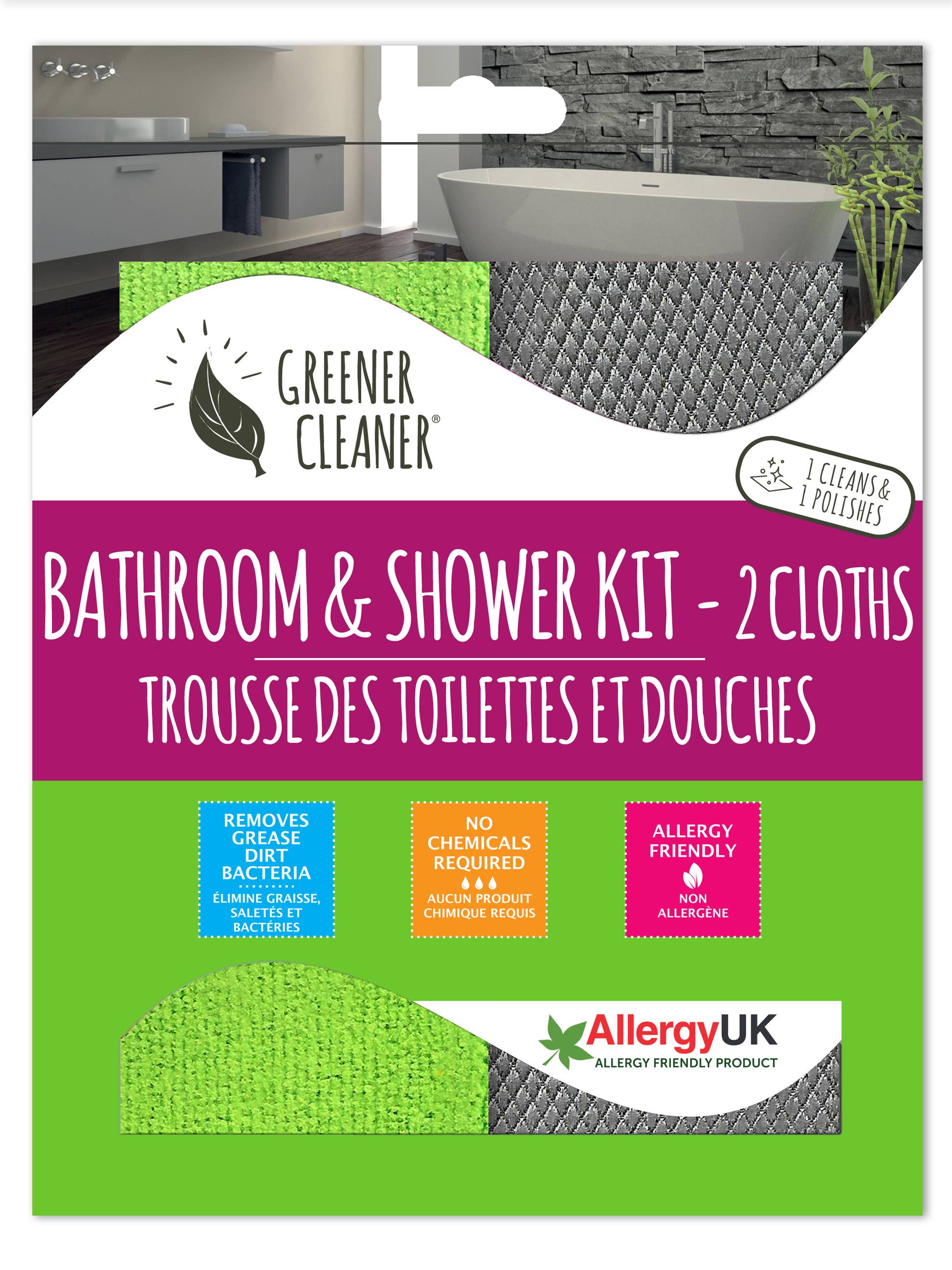 Clean&Polish Bathroom Kit| GREENER CLEANER
