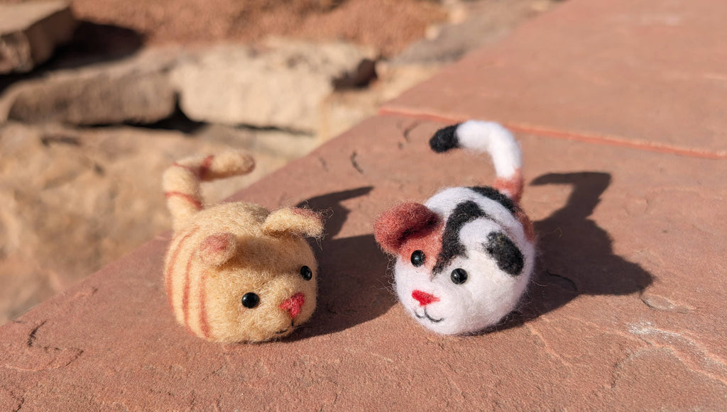 Kitty Companions Needle Felting DIY Kit