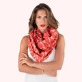 Infinity Scarf| Powder|  Rouge Palms