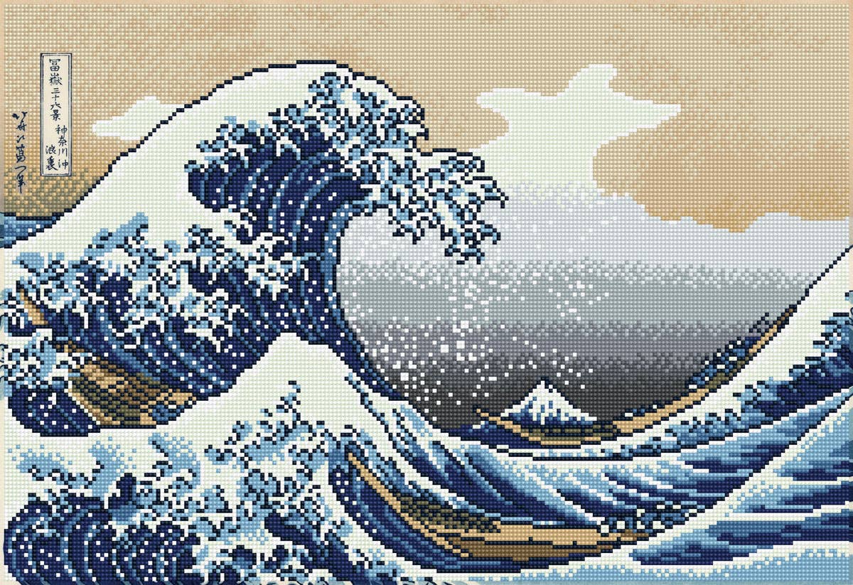 The Great Wave Off Kanagawa (Square)