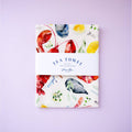 Seafood Table Tea Towel. Watercolor Lobster Dish Towel.
