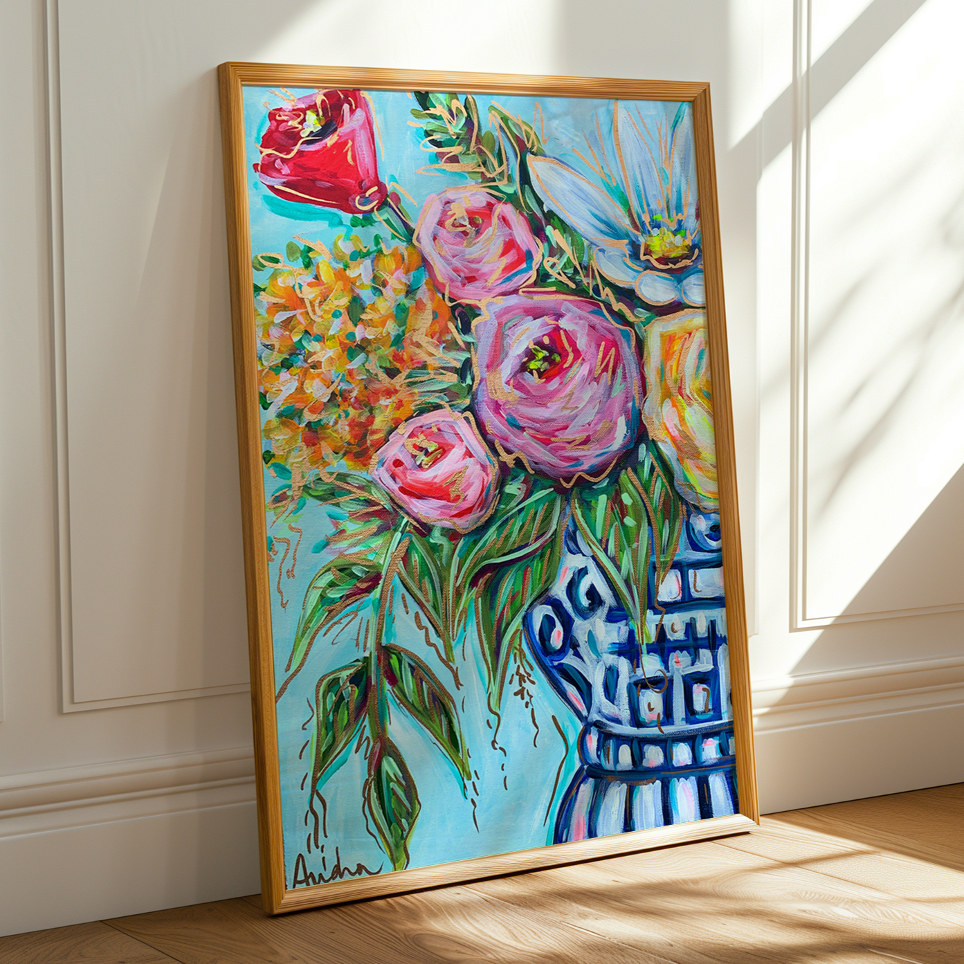 Bouquet in a Ginger Jar