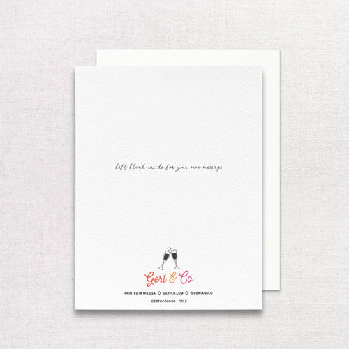 Cheers Galentine Card | Galentine's Day Greeting Card