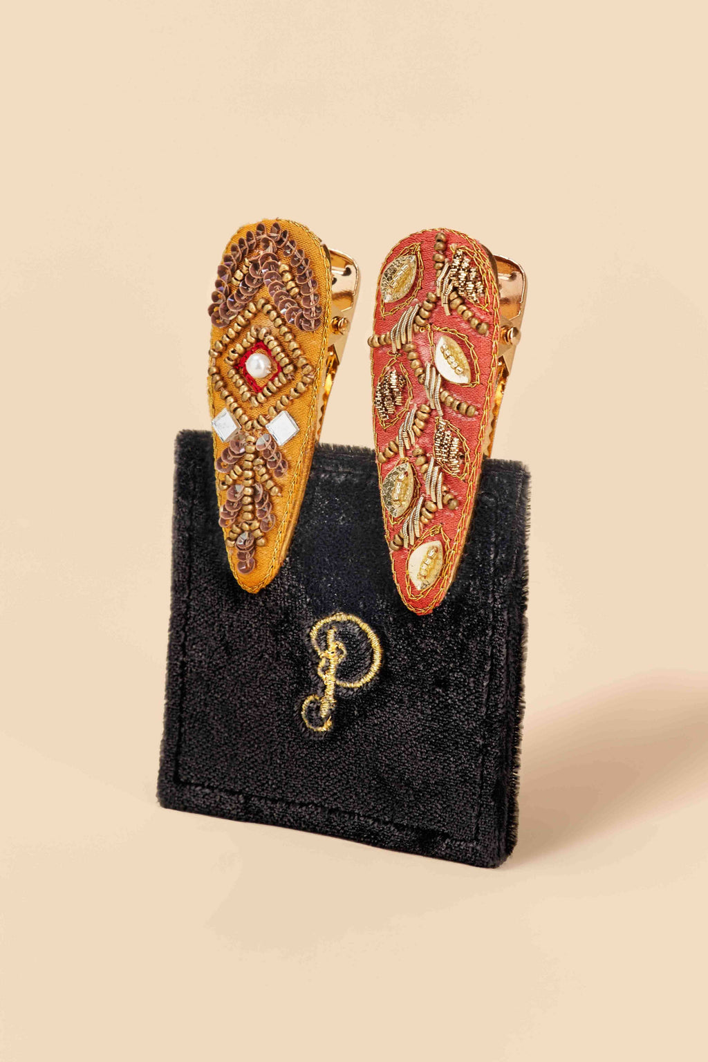 Jewelled Hair Clips (Set of 2)