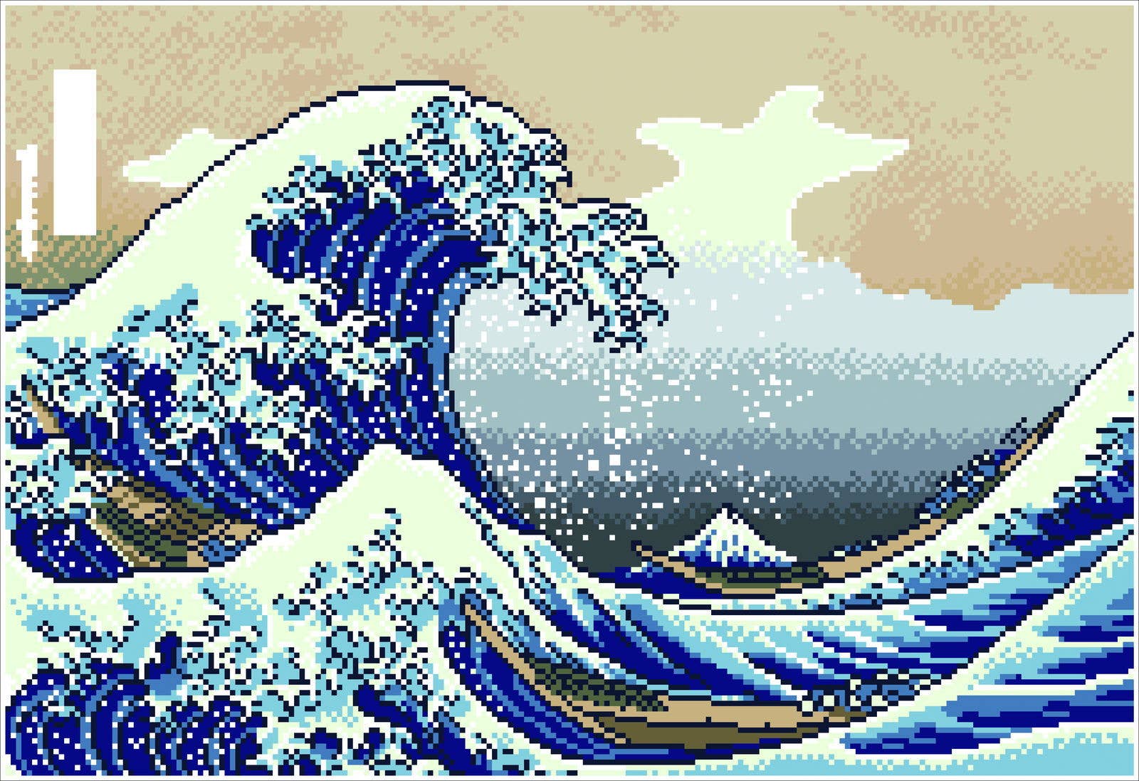 The Great Wave Off Kanagawa (Square)