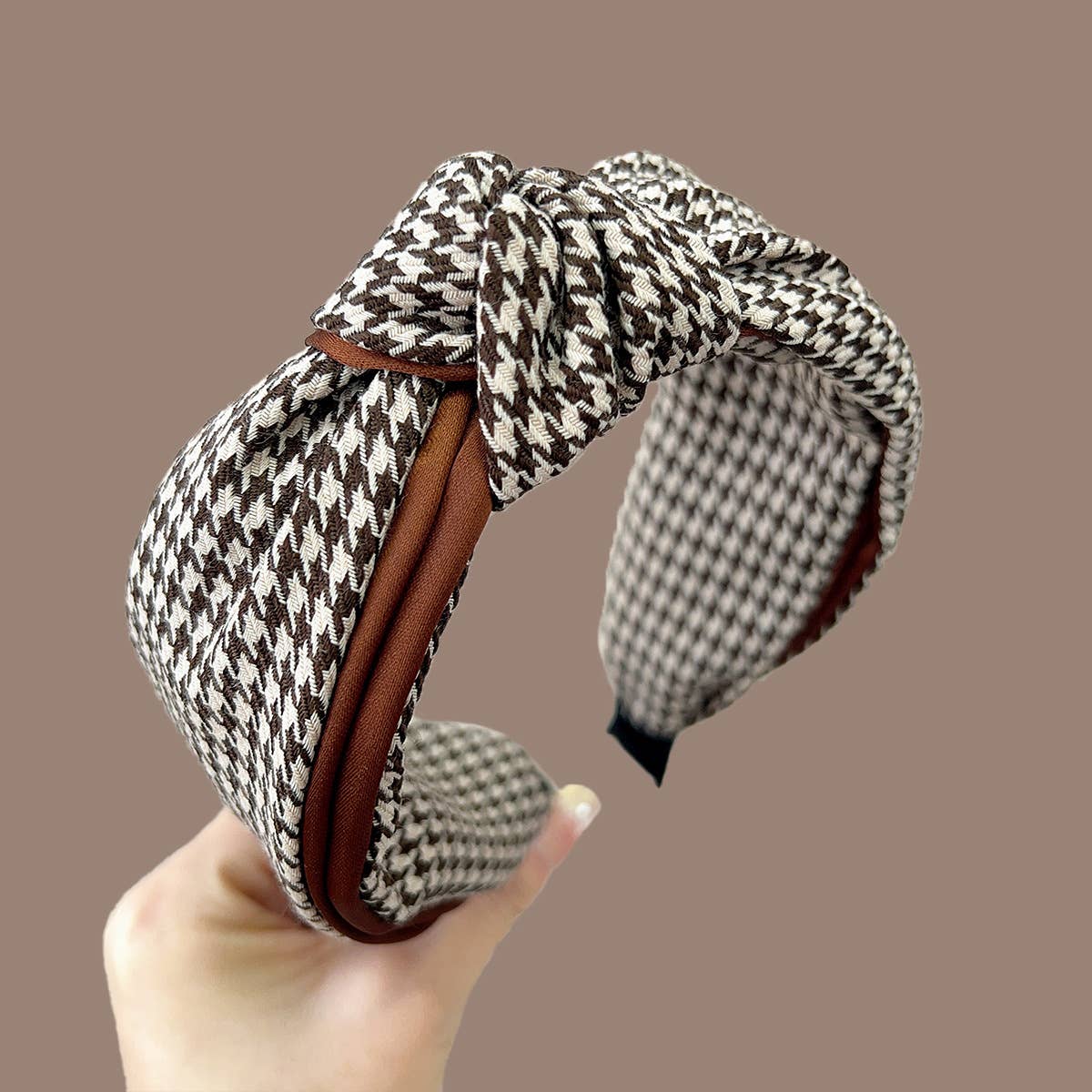 Houndstooth Knot Headband