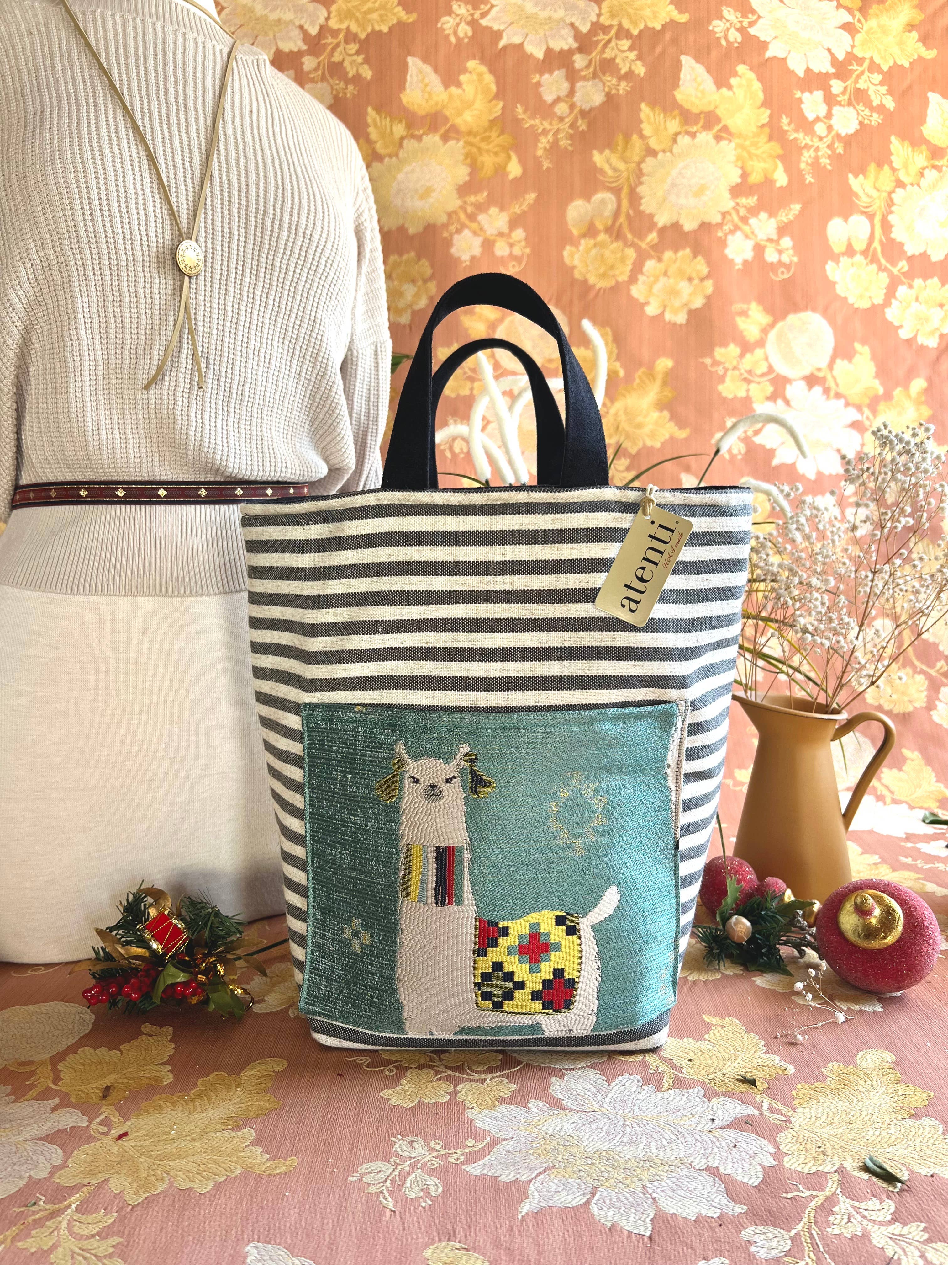 Knitting and Crochet Organizer Project Bag: Mamallama Hope Basket