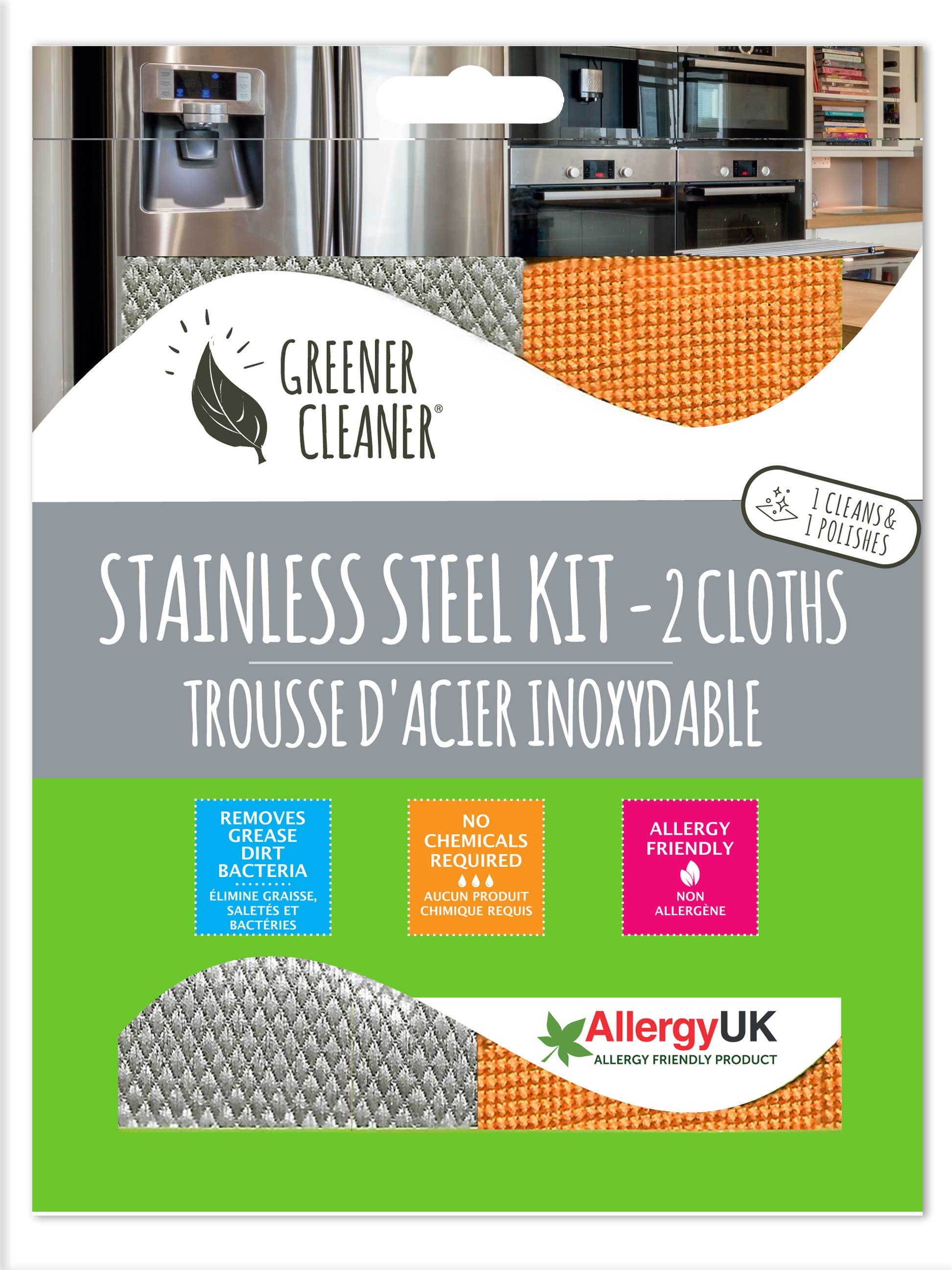 Clean&Polish Stainless Steel Kit| GREENER CLEANER