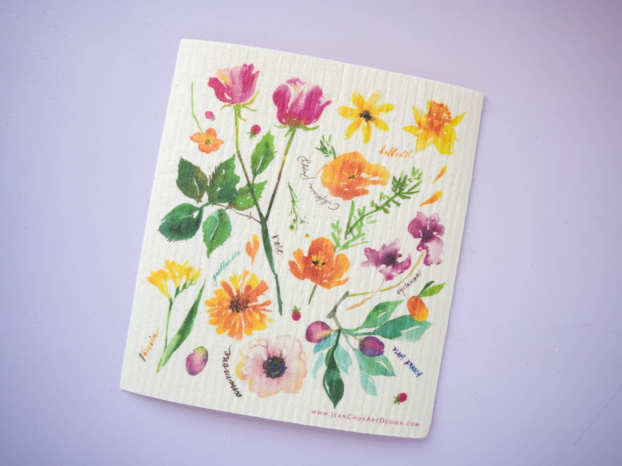 Swedish Dishcloth- Florals (Single)