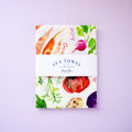 Vegetable Medley Tea Towel. Watercolor Veggie Kitchen Towel.