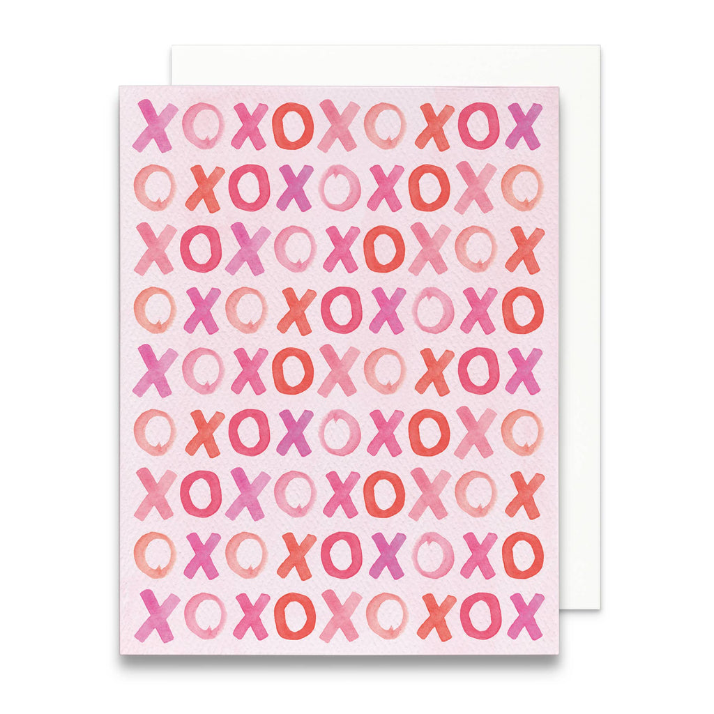 X's and O's Valentine's Day Greeting Card | Love Card