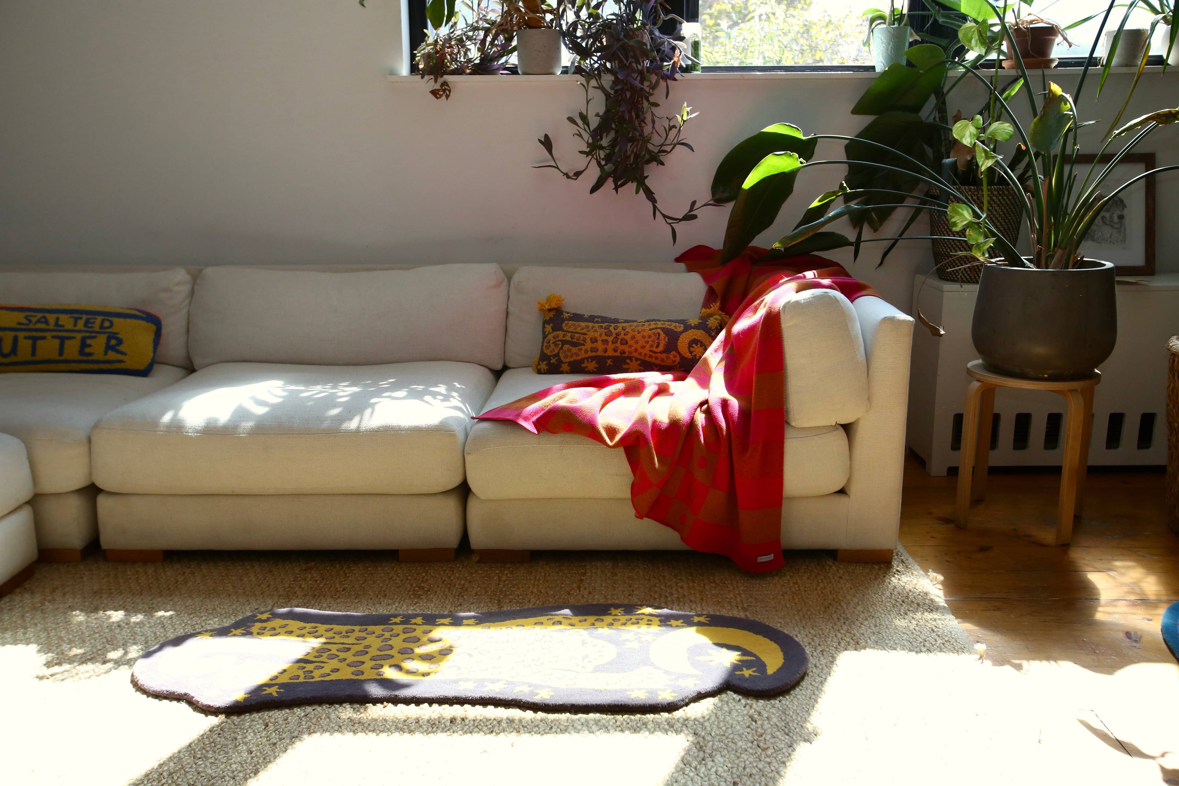 Moonlight Leopard Decorative Pillow