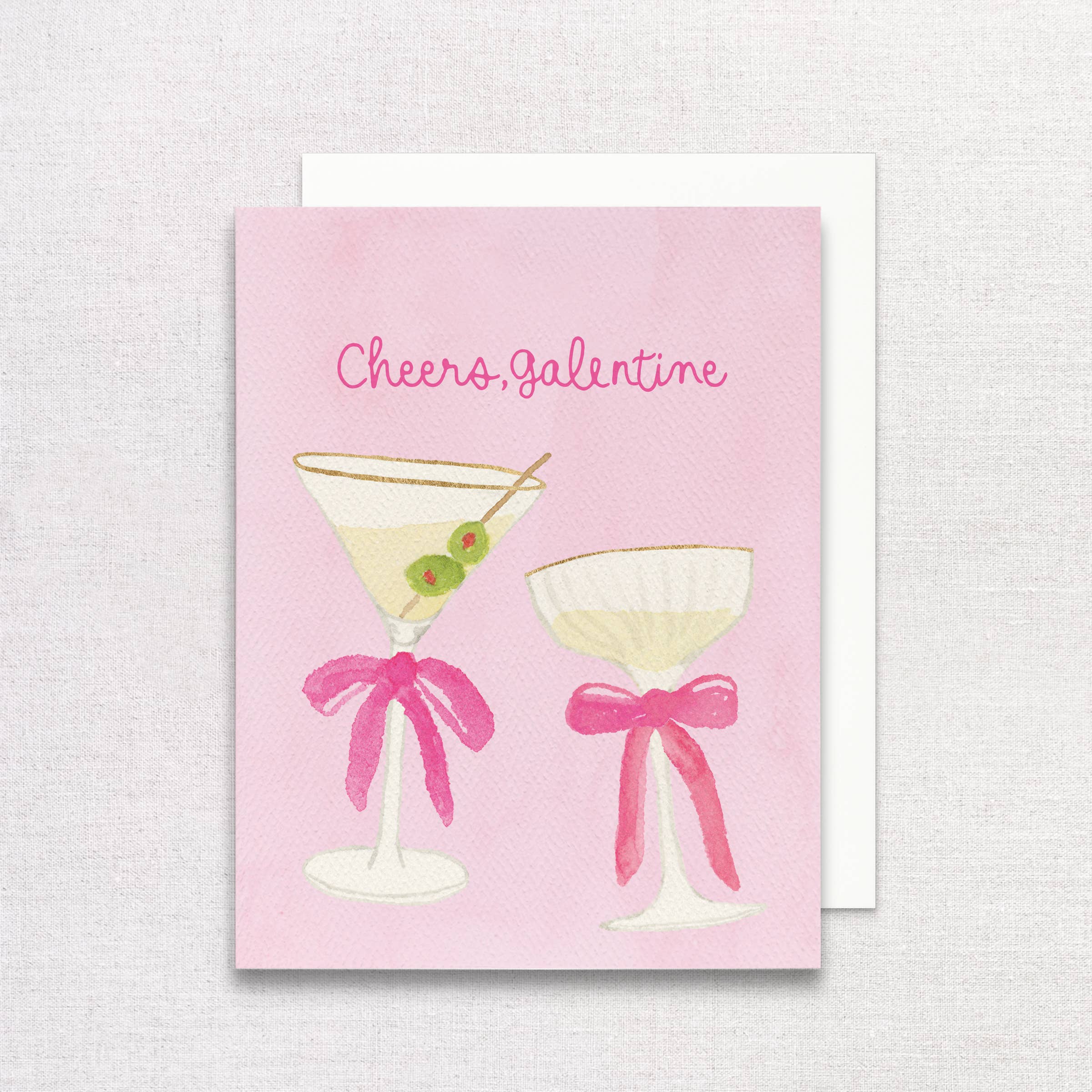 Cheers Galentine Card | Galentine's Day Greeting Card