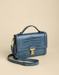 Siren Josie Crossbody| Spartina 449| Indigo Croc