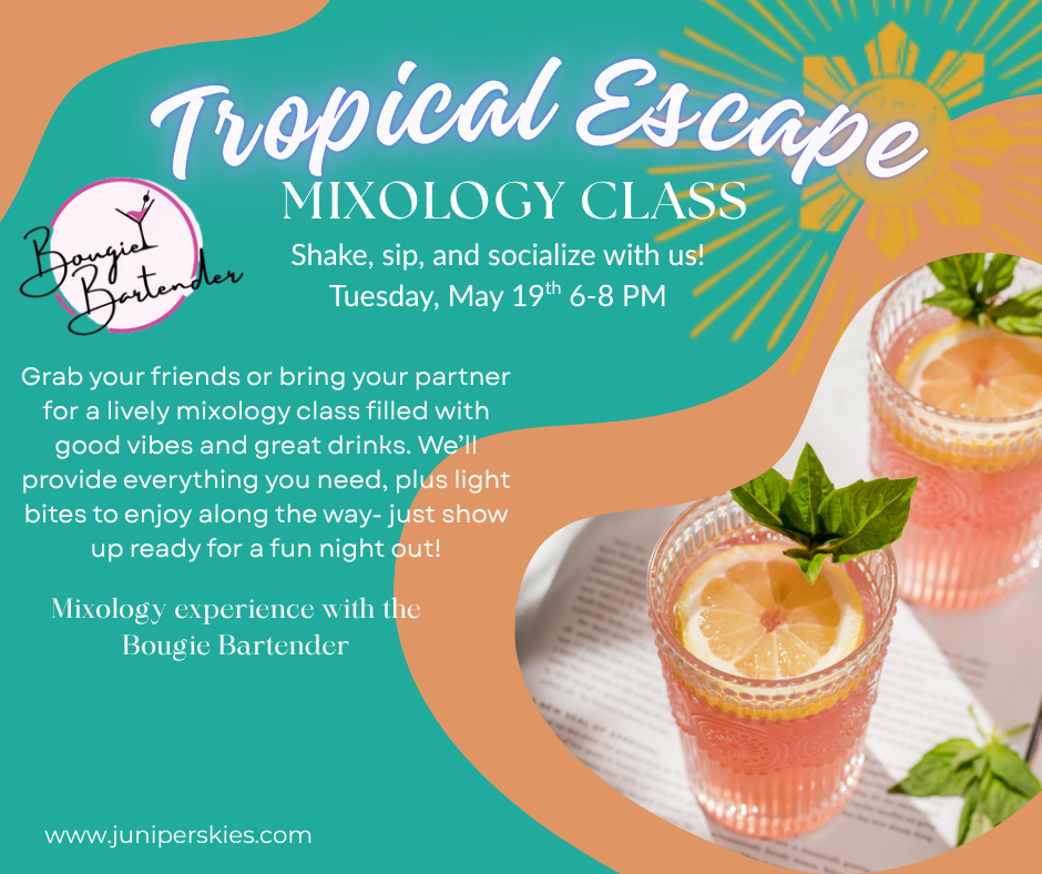 Tropical Escape Mixology class