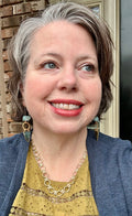 Compass earrings