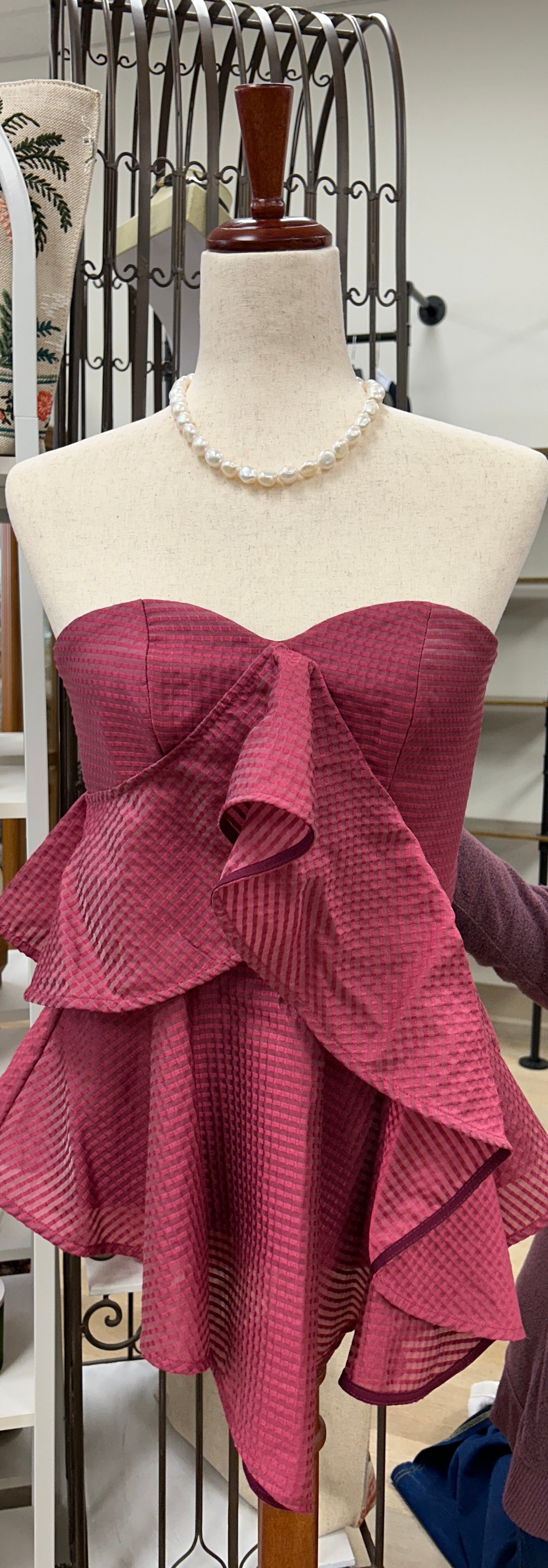 Keepsake plum blouse new with tags, XS