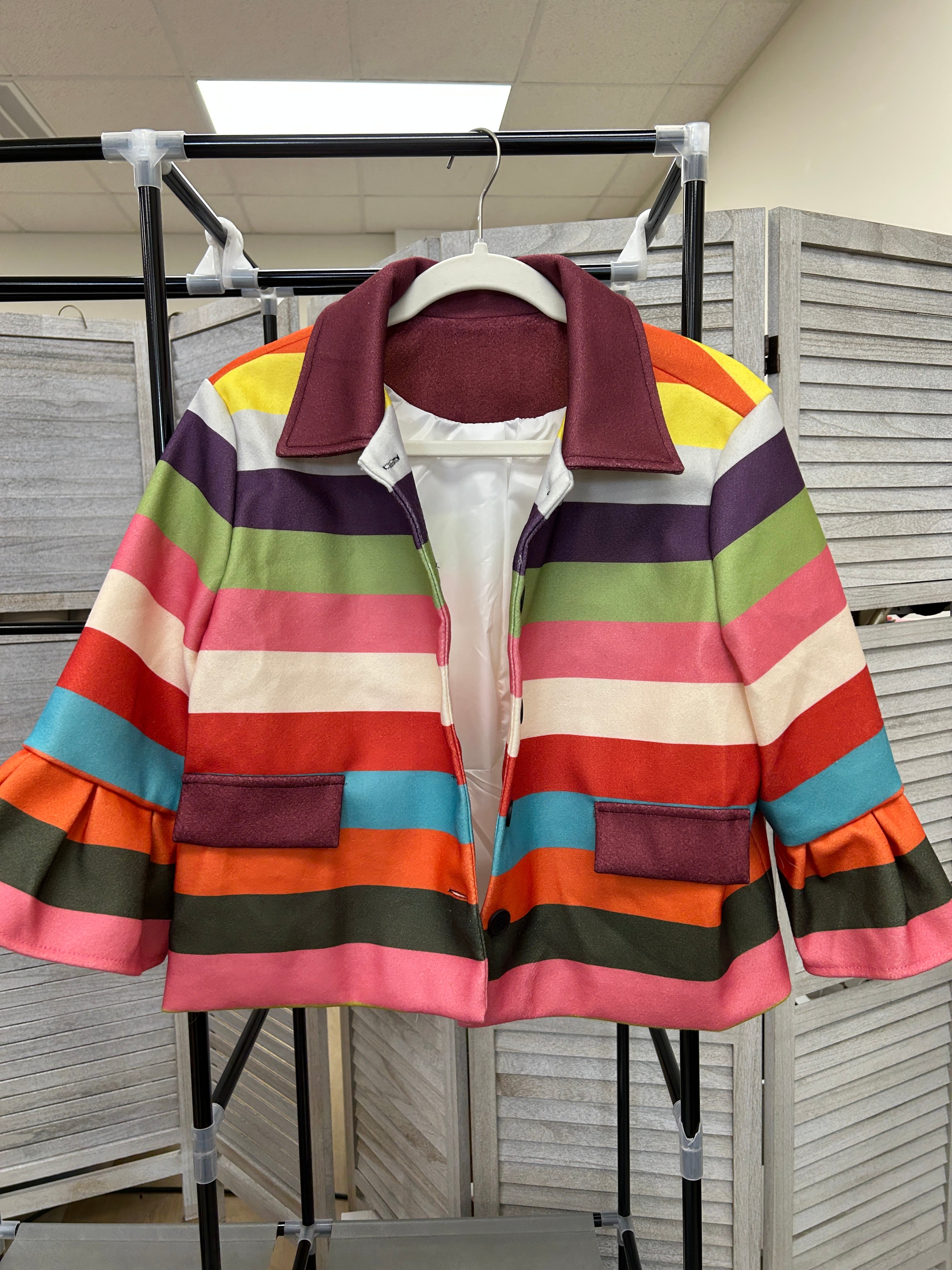 Rainbow blazer