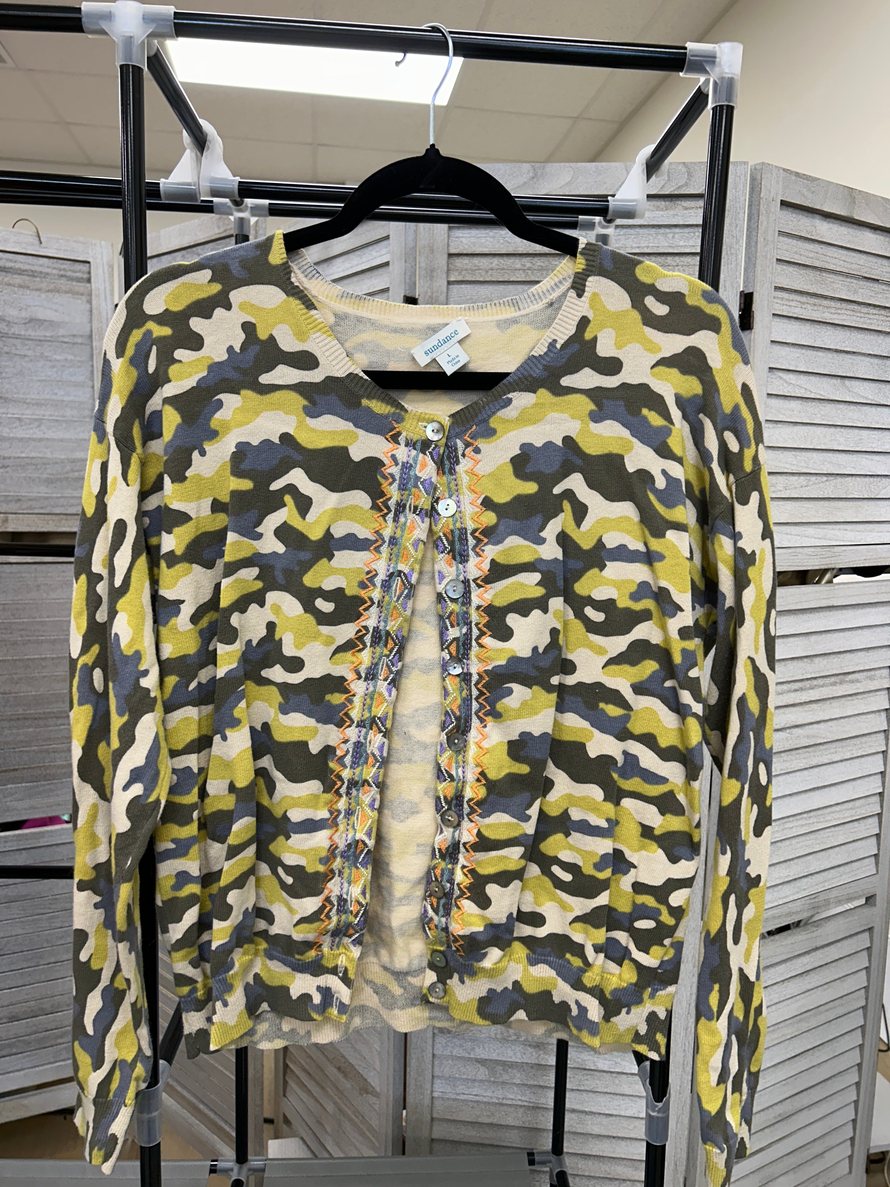 Sundance embroidered cardigan