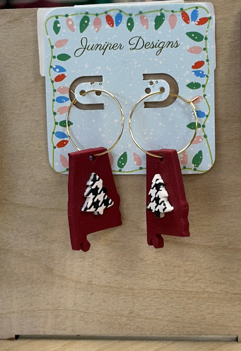 School pride holiday earrings