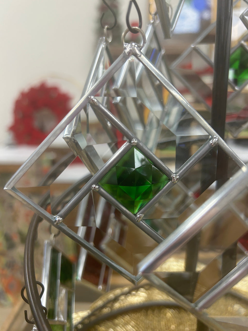 Stained glass ornaments