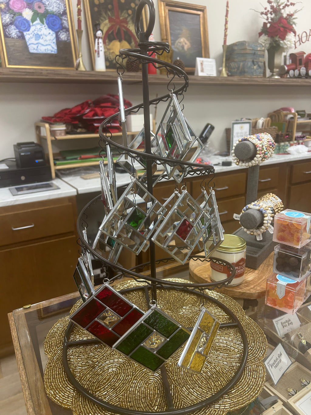 Stained glass ornaments