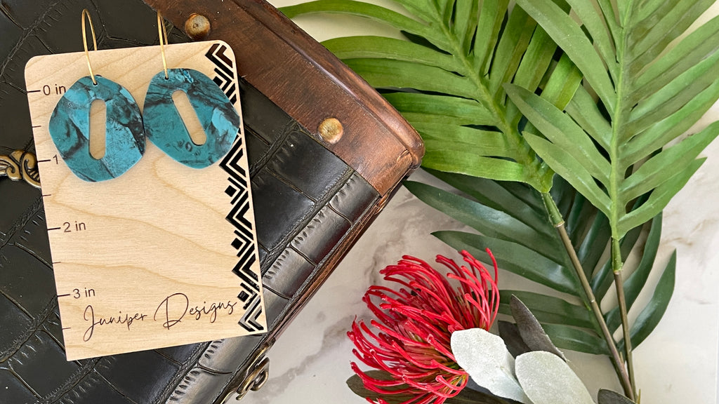 Polymer clay earring surprise box