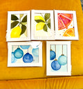Hand painted watercolor 4x6 with mat