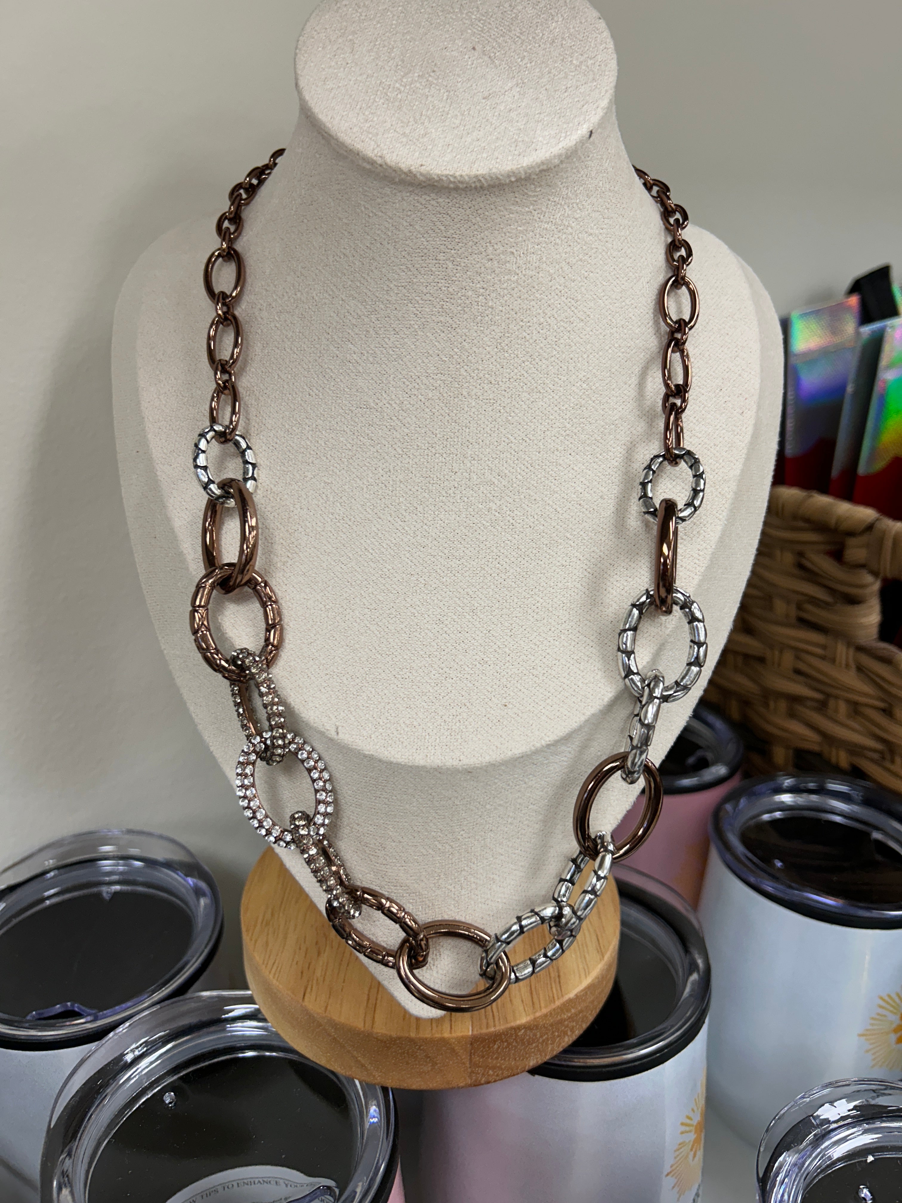 Brighton black and silver necklace