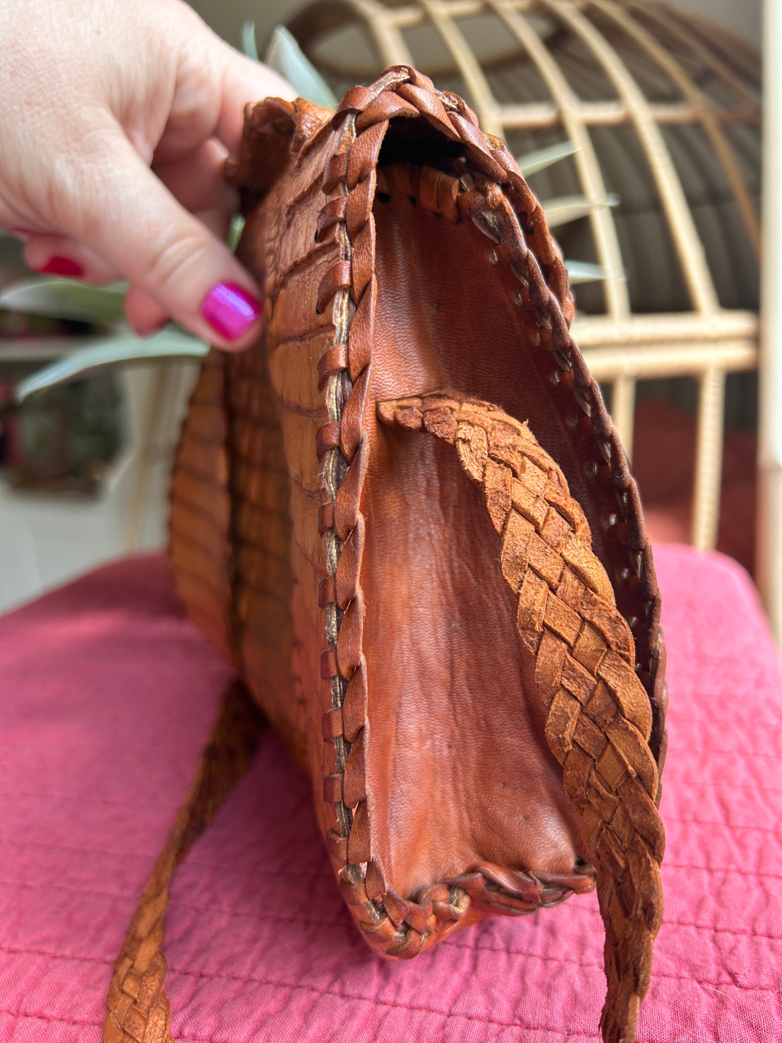 Vintage Alligator Leather Bag