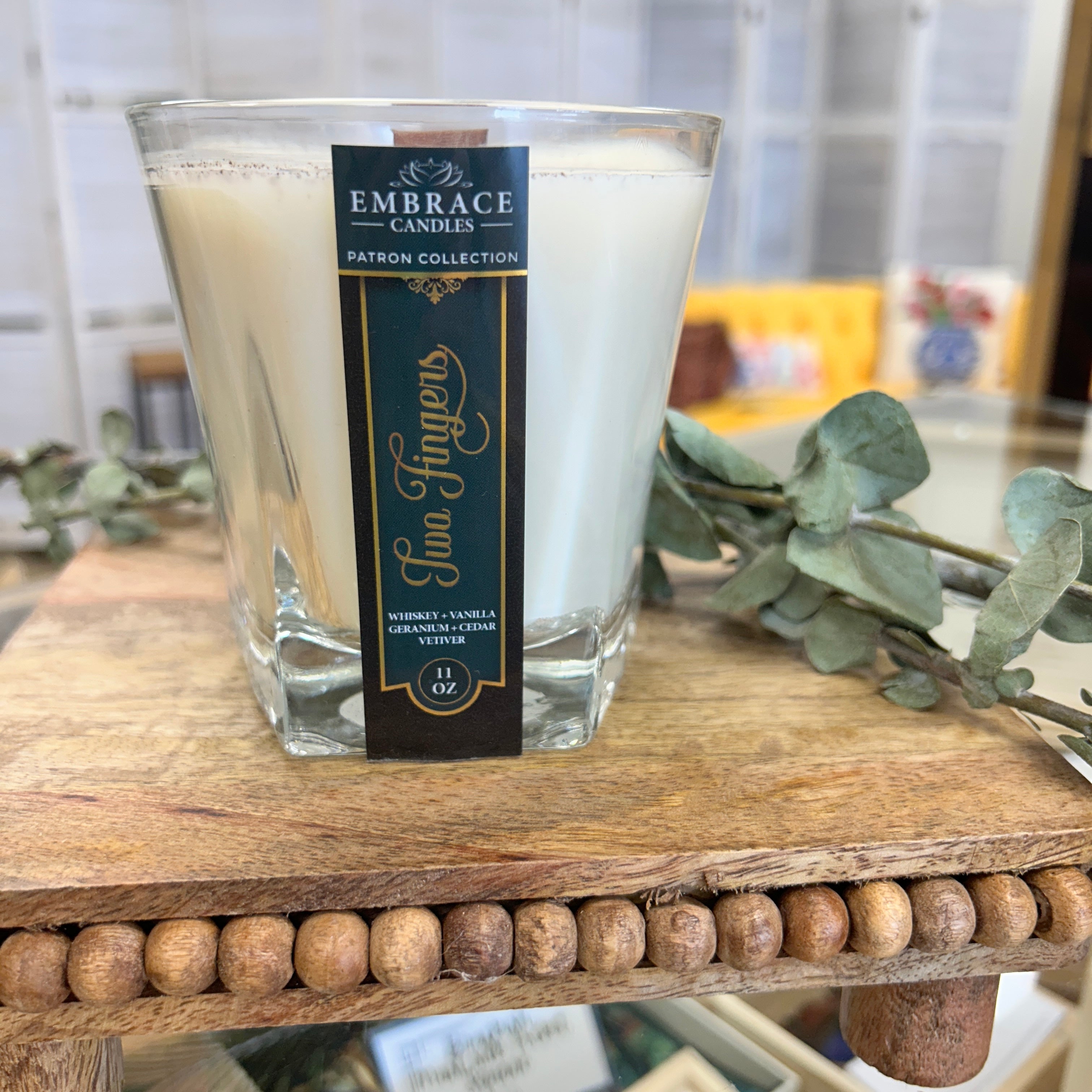 Embrace Candle| Whiskey Glass| Multiple Scents