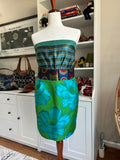 Desigual Strapless Mixed-Print Floral Dress EUR sz 44 US sz 12