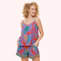 Cami & Shorts Pyjamas| Powder|Lobster Buddies & Lavender