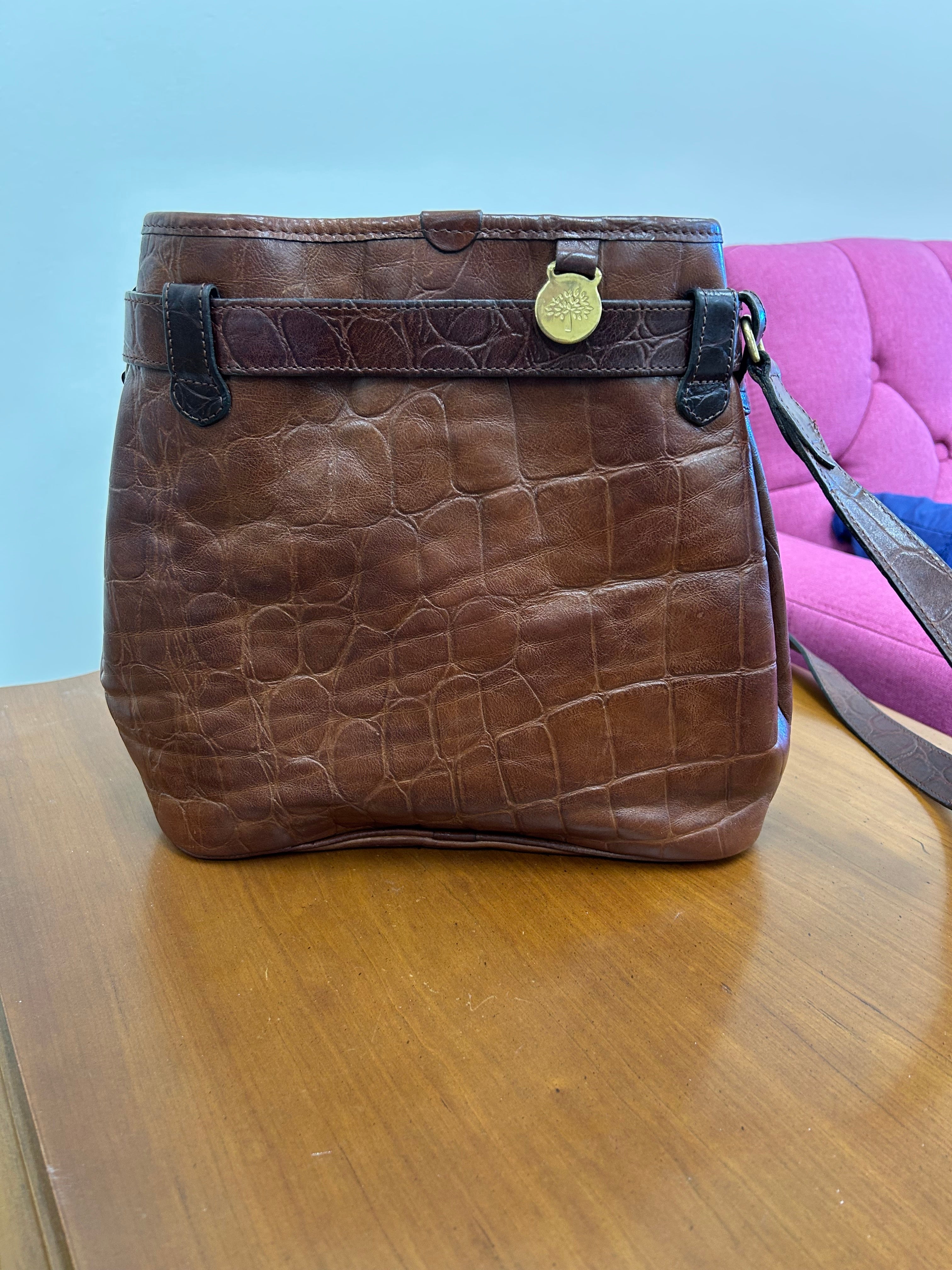 Vintage Mulberry Abbey Bucket Bag-Consignment