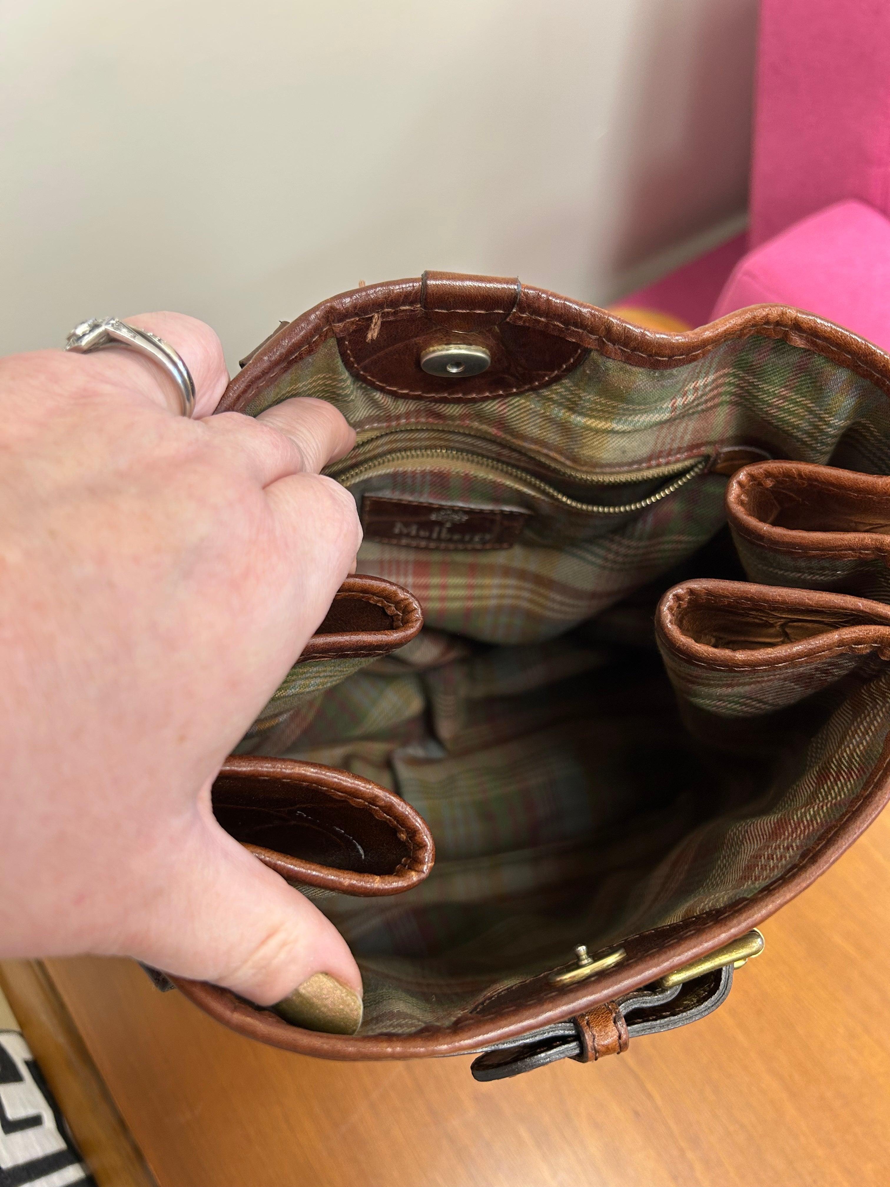 Vintage Mulberry Abbey Bucket Bag-Consignment