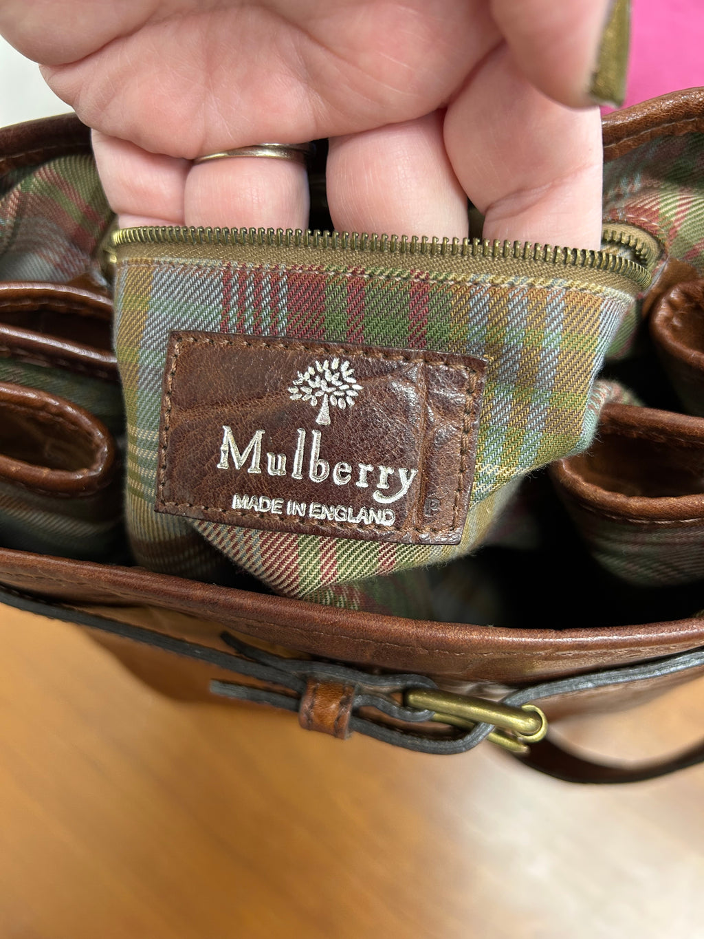 Vintage Mulberry Abbey Bucket Bag-Consignment