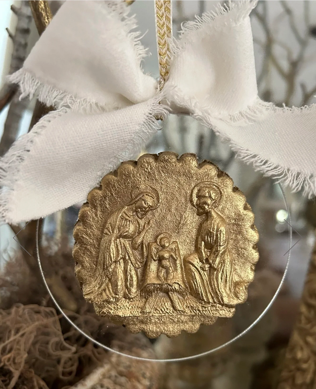 Elizabeth Polland Handmade Intaglio Ornament