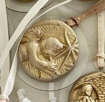 Elizabeth Polland Handmade Intaglio Ornament (small size)