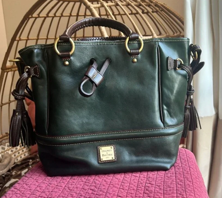 Dooney & Bourke Buckley bag in Ivy Toledo leather