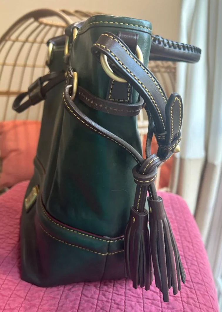 Dooney & Bourke Buckley bag in Ivy Toledo leather