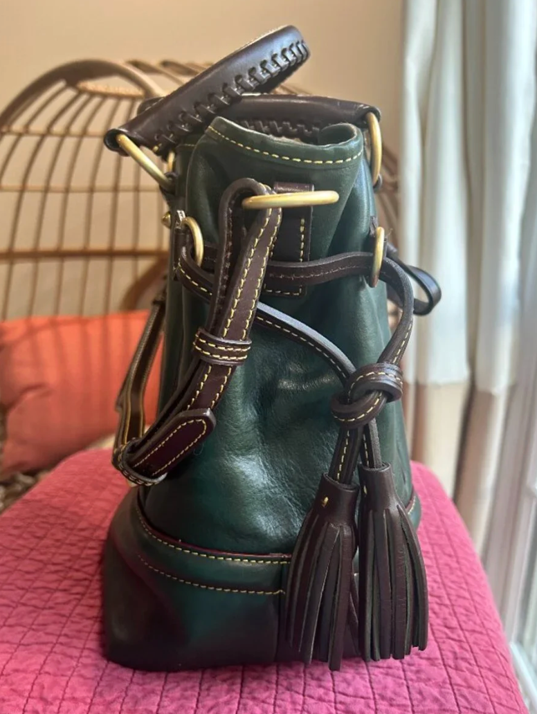 Dooney & Bourke Buckley bag in Ivy Toledo leather