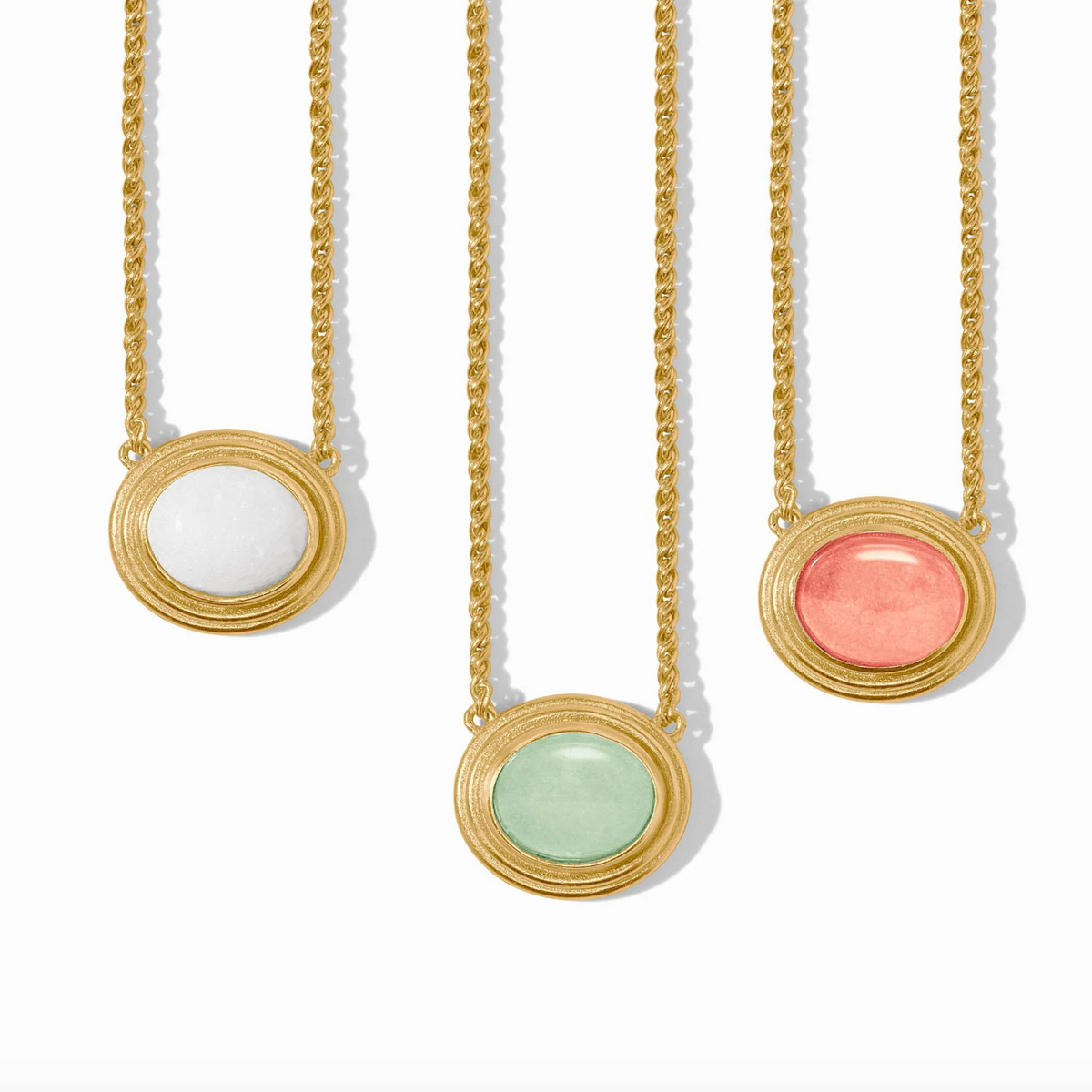 Portofino Solitaire Necklace| Julie Vos| Gold