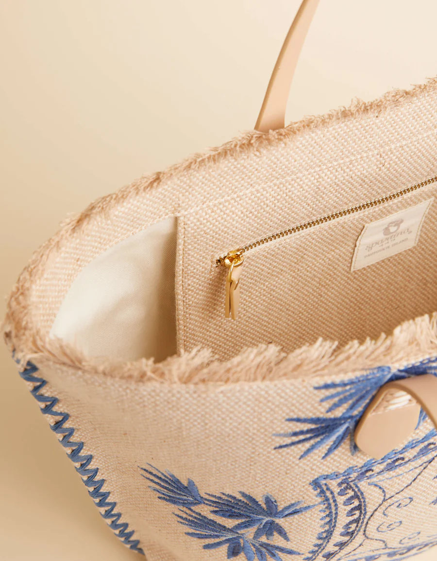 Beach Tote| Spartina 449| Ogeechee Palm Medallion