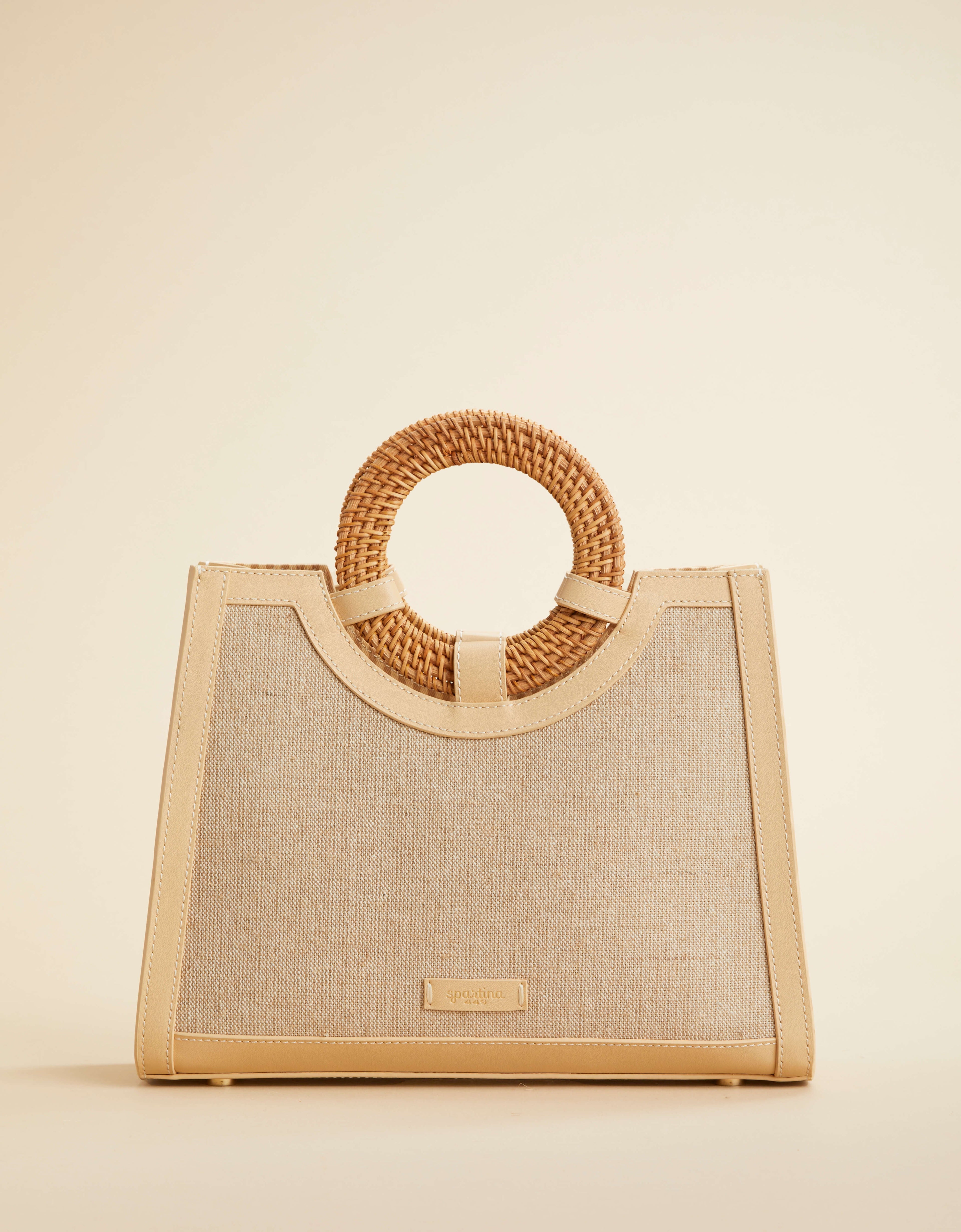 Straw Sienna Satchel| Spartina 449| Daise Seascape