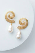 Pearl Swirl Earrings| Noonday
